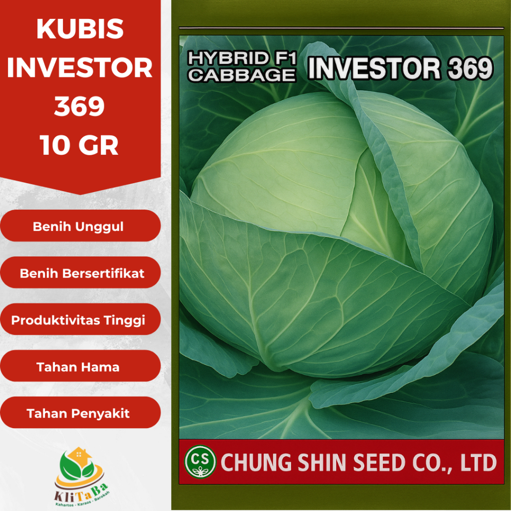 Benih Kubis Investor 369 10 gr