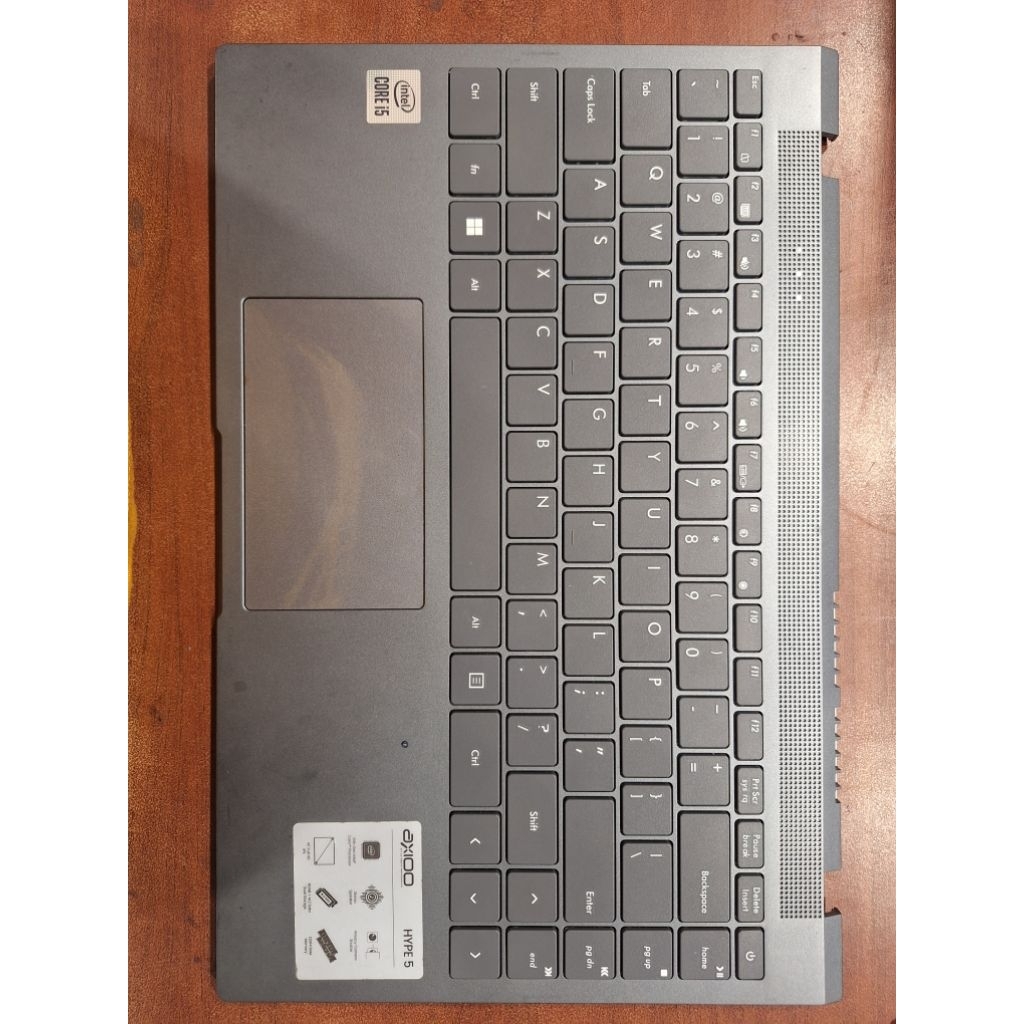 Palmrest + keyboard ok laptop axioo hype 5 secound