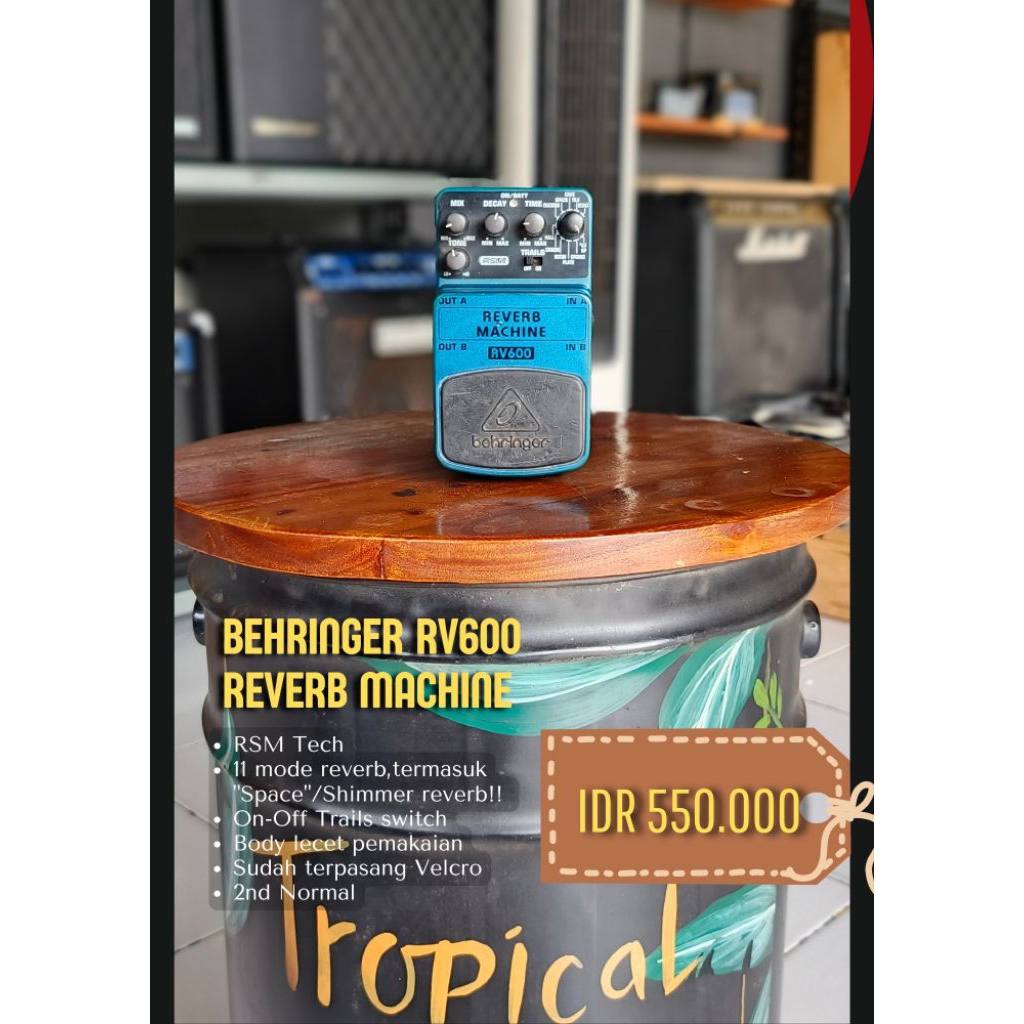 Behringer rv600 reverb machine plus admin 10%