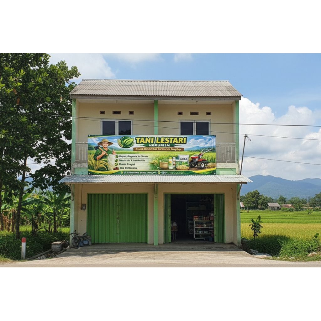 Cetak Banner Spanduk Toko Petani Pupuk dll