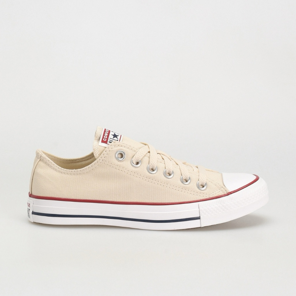 Fauststore - Sepatu Sneakers pria wanita CONVERSE CHUCK TAYLOR ALL STAR OX BEIGE WHITE