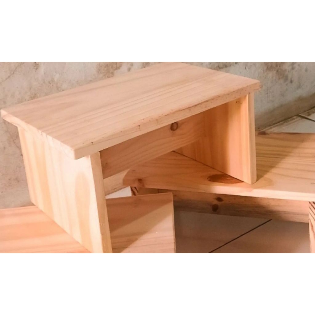 dingklik jongkok kayu 1 jongkok