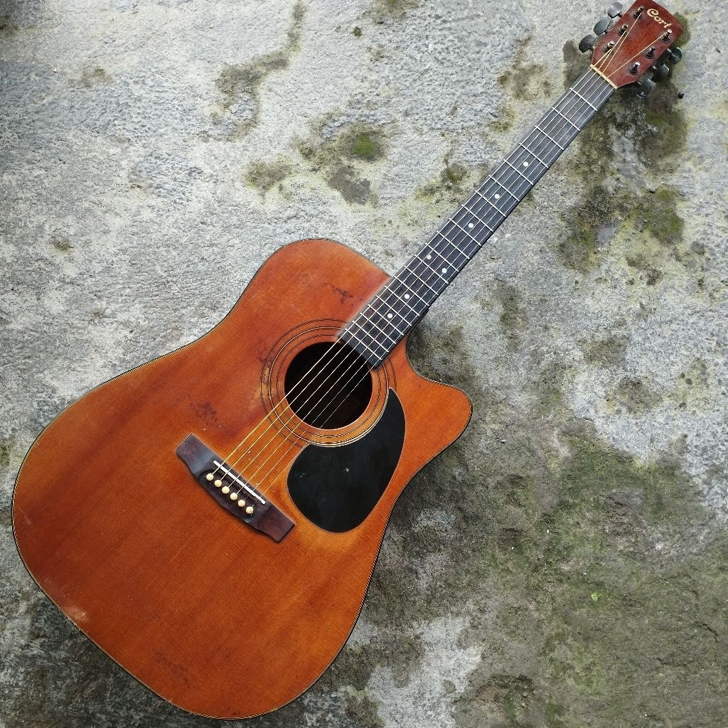 GITAR AKUSTIK ELEKTRIK ORIGINAL CORT AD850 CE NS MIC ( MADE lN CHINA ) SECOND MURAH