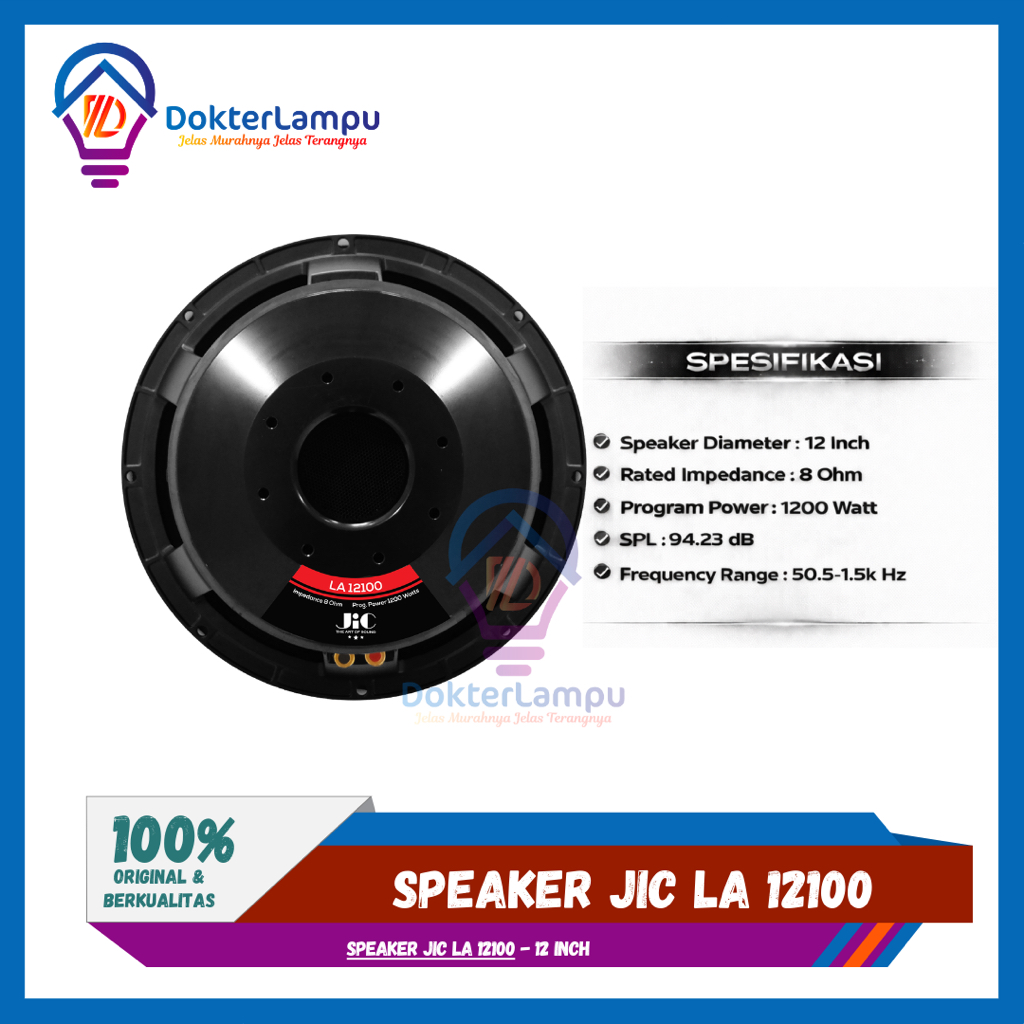 Speaker JIC LA 12100 - 12 INCH