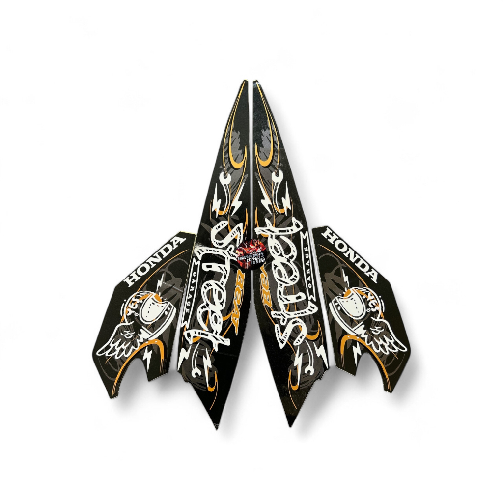 Striping Stiker Beat Street 2022 Hitam Doff Original Lost Pack