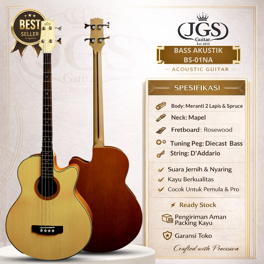 BASS AKUSTIK / BASS AKUSTIK ELEKTRIK JGS BS01- NA