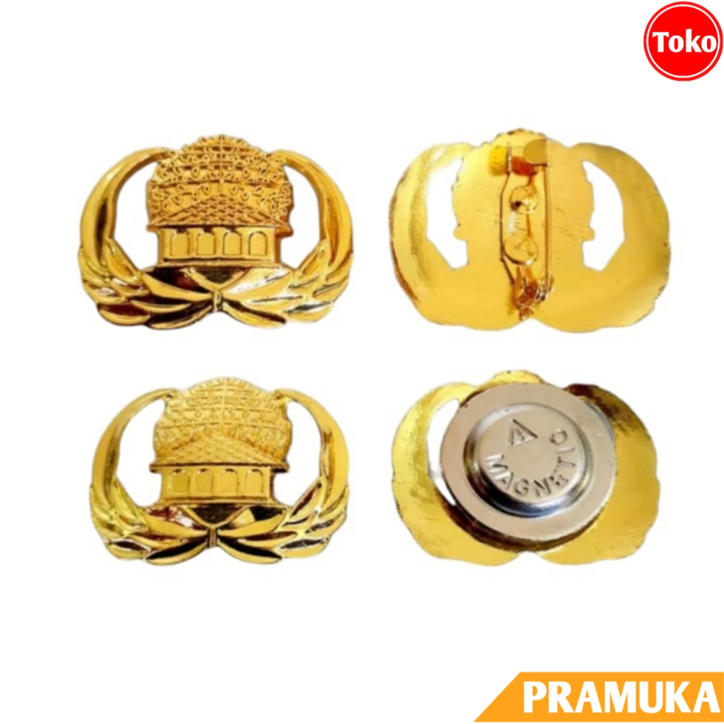 Pin Lencana Korpri ASN Peniti Magnet / Pin Korpri ASN / Pin Korpri Magnet Premium / Pin Korpri Penit