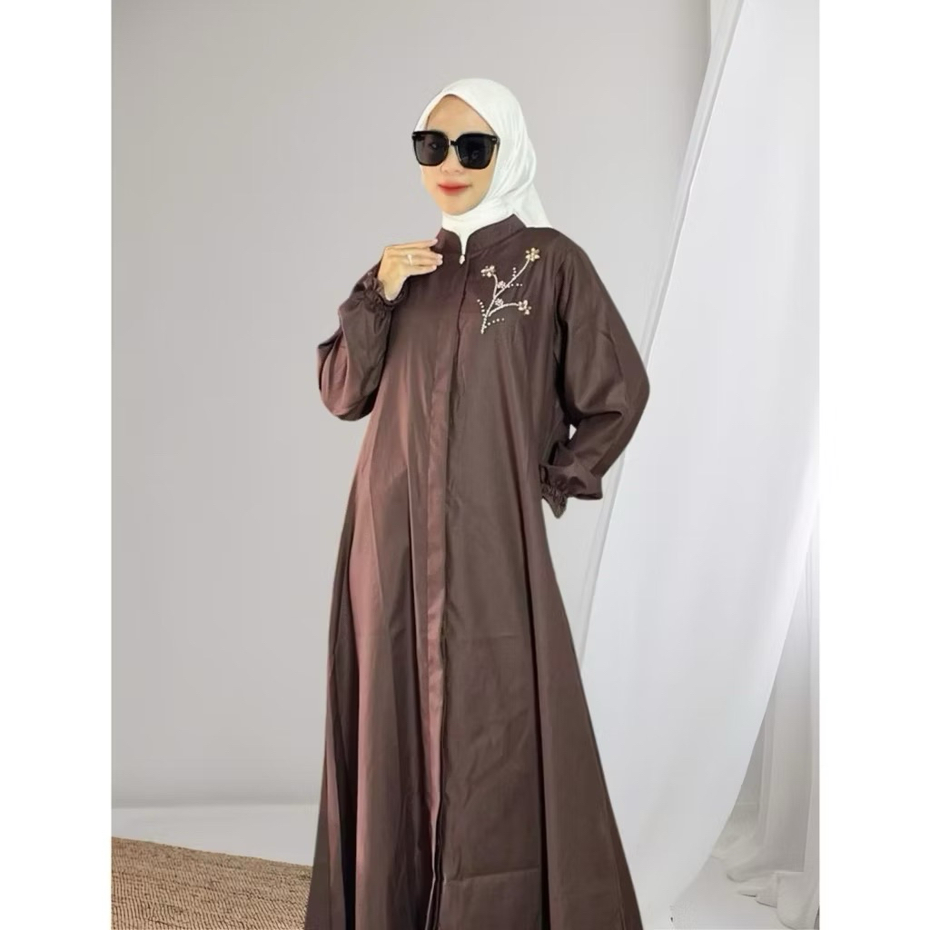 Manyside x Zenalie - Lunara Raya Dress Gamis Lebaran