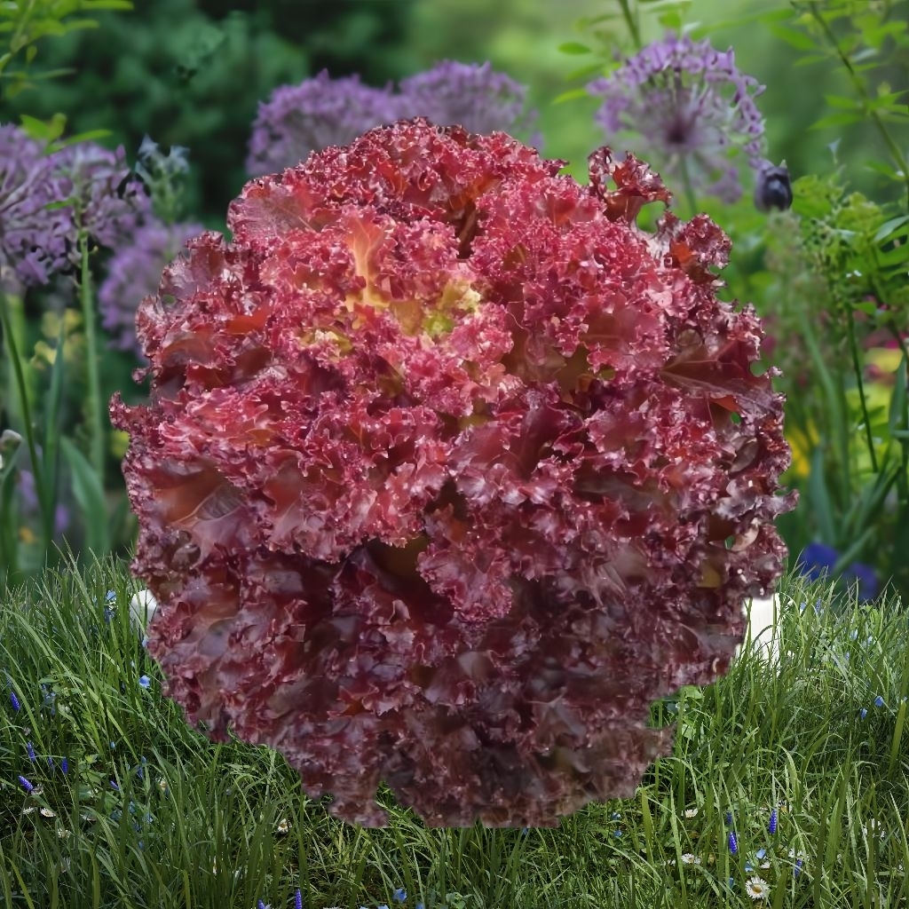 10 Biji Benih Benih Selada Merah Benih Selada