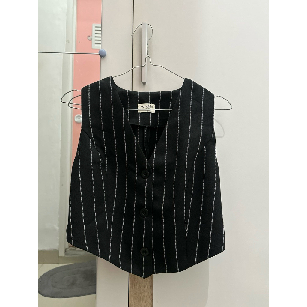 kara kiri vest stripe