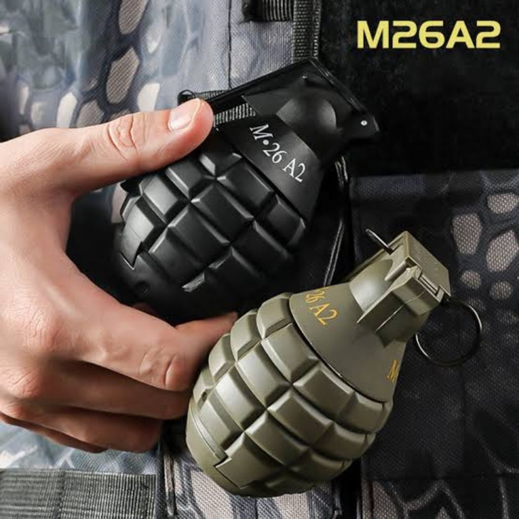 Mainan Anak-anak Granat Lempar M26A1, M26A2, M67, M18, F1, MF36, M82 & M24 Grenade Kids Toys Gel Bla