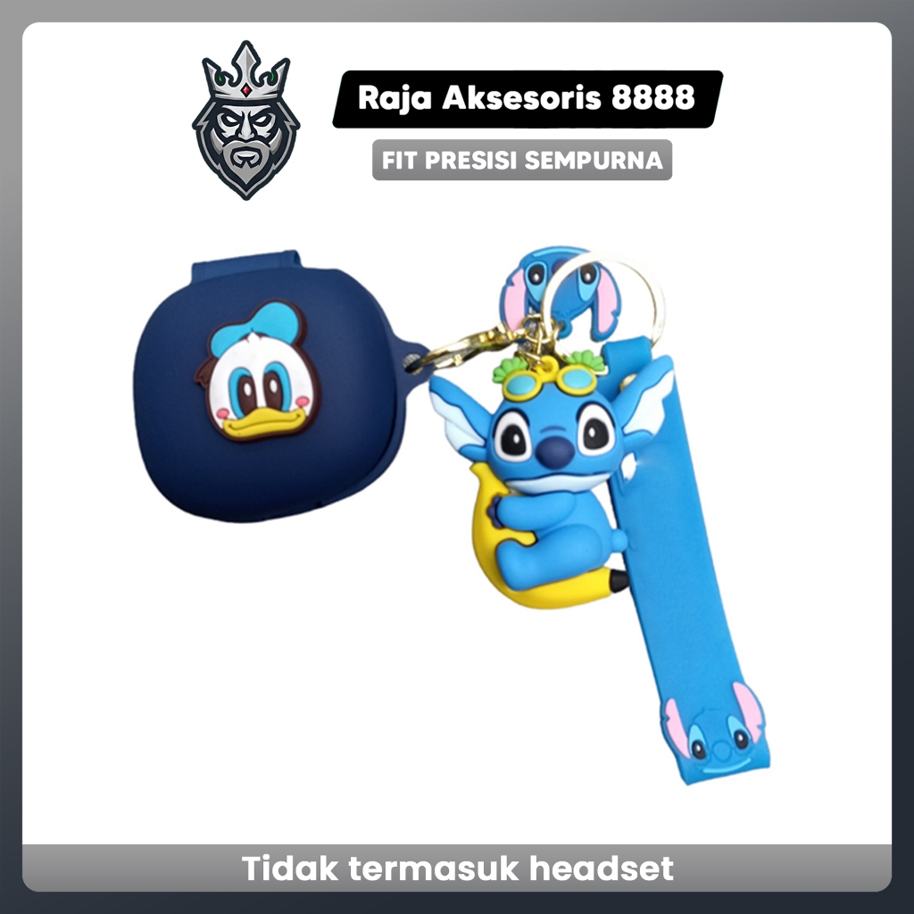 [R50I] Case Karakter Soundcore R50i Anker Stitch Biru Premium Quality Soft Silicon Gan30