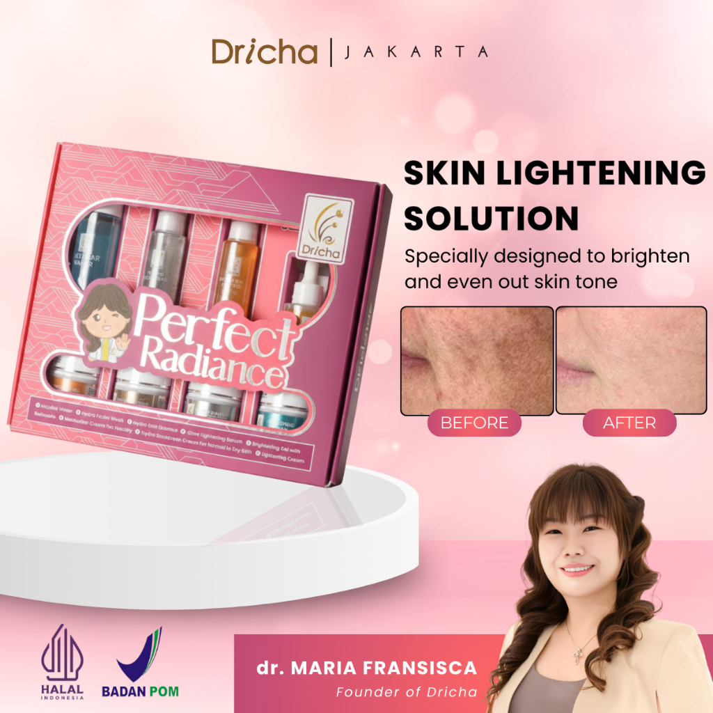 Dricha Paket Perfect Radiance Kita ( All skin type (FLEK))