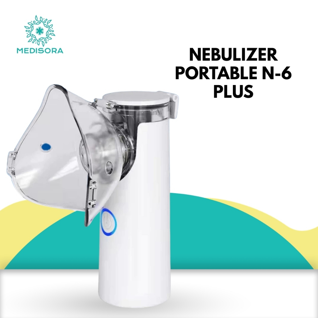 Portable Mesh Nebulizer Inhaler for Asthma Respiratory Vapor / Nebulizer Portable Mesh Alat Uap Bant