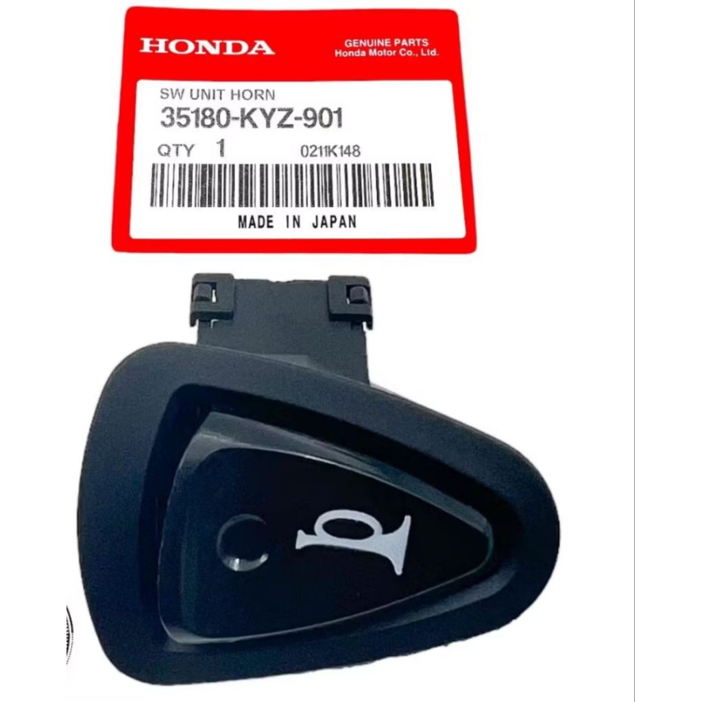 Tombol Klakson Beat FI Blade Vario 125 Scoopy Supra X 125 Karbu KYZ ORIGINAL Honda NP148