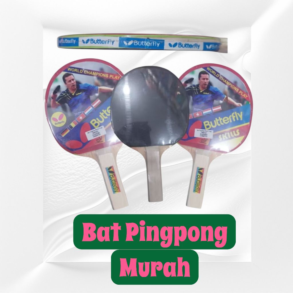 Bat Tenis Meja Pingpong / Bet Pingpong Press Kayu Lokal Murah