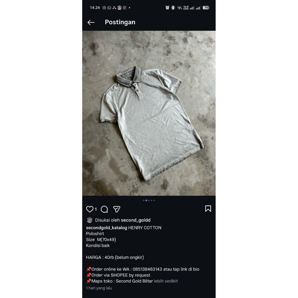 Poloshirt Henry cotton