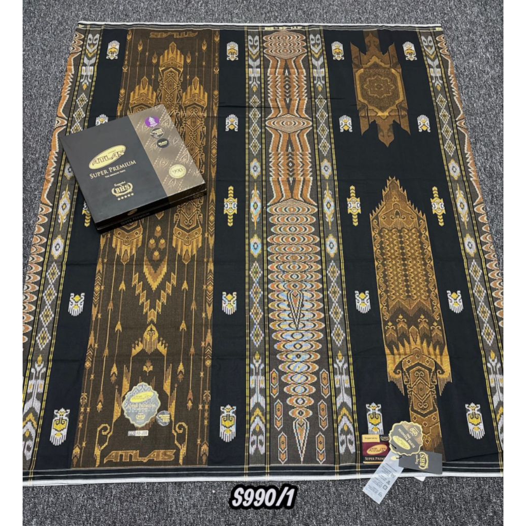 Sarung ATLAS Super Premium S990 New, S980 & S955 JACQUARD *GOLD*