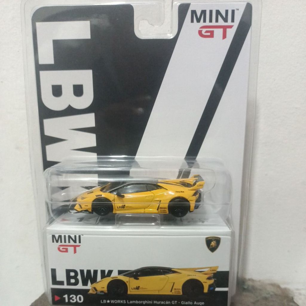 Mini GT//130 Lamborghini Huracan GT Giallo Auge LHD - Free Protektor