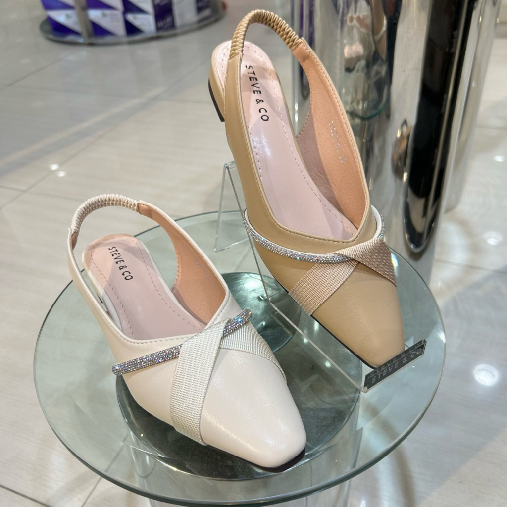 sepatu flat wanita slingback STEVE&CO original