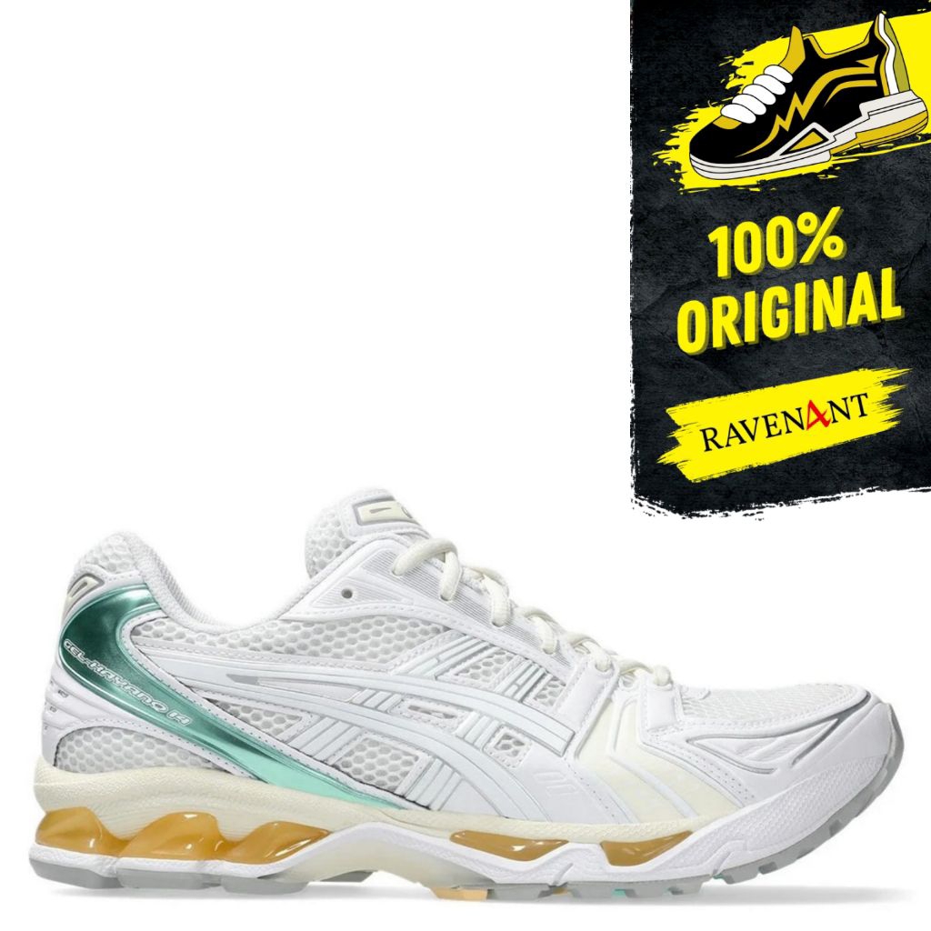 ASICS Gel-Kayano 14 White White ORIGINAL - Sepatu Sneakers Pria/Wanita