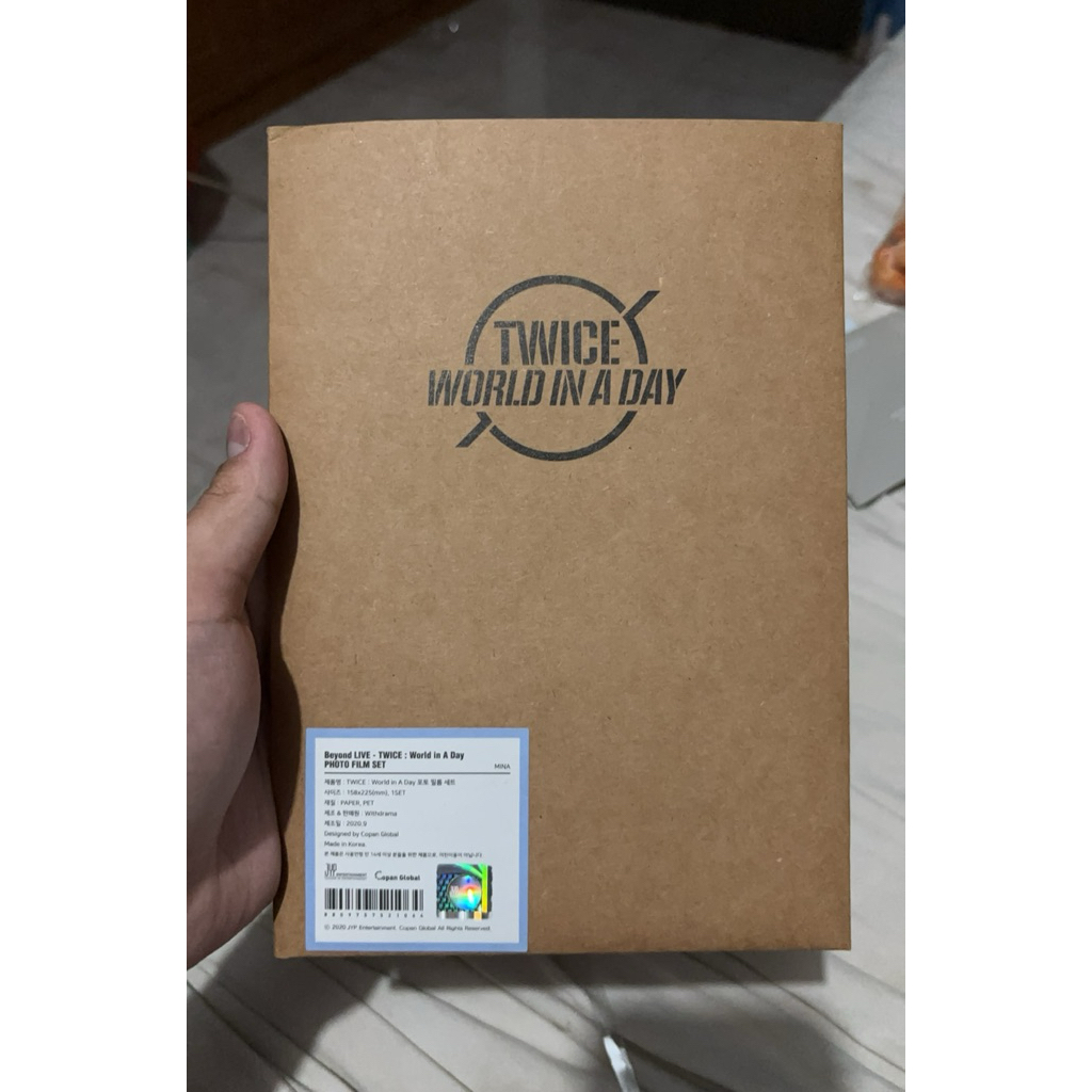 Mina Tzuyu twice accordion post photobook & photo film set