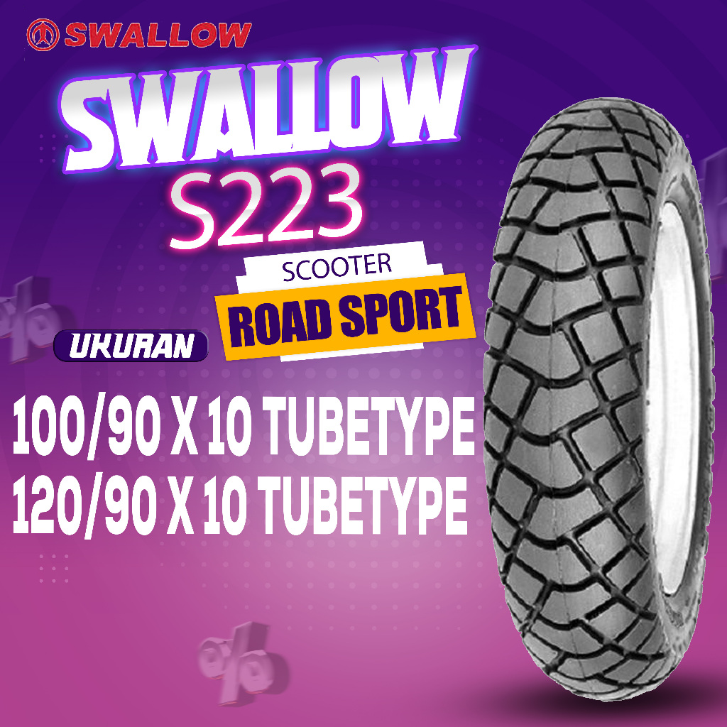 BAN SWALLOW S223 / VESPA / BAN RING 10 / TUBELESS