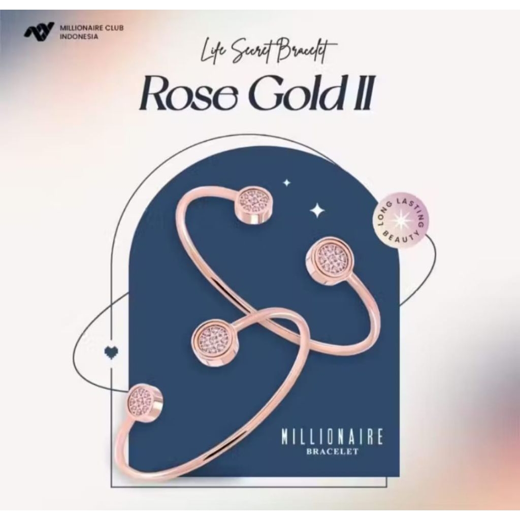Gelang Rose Gold MCI _Rose gold II Original MCI