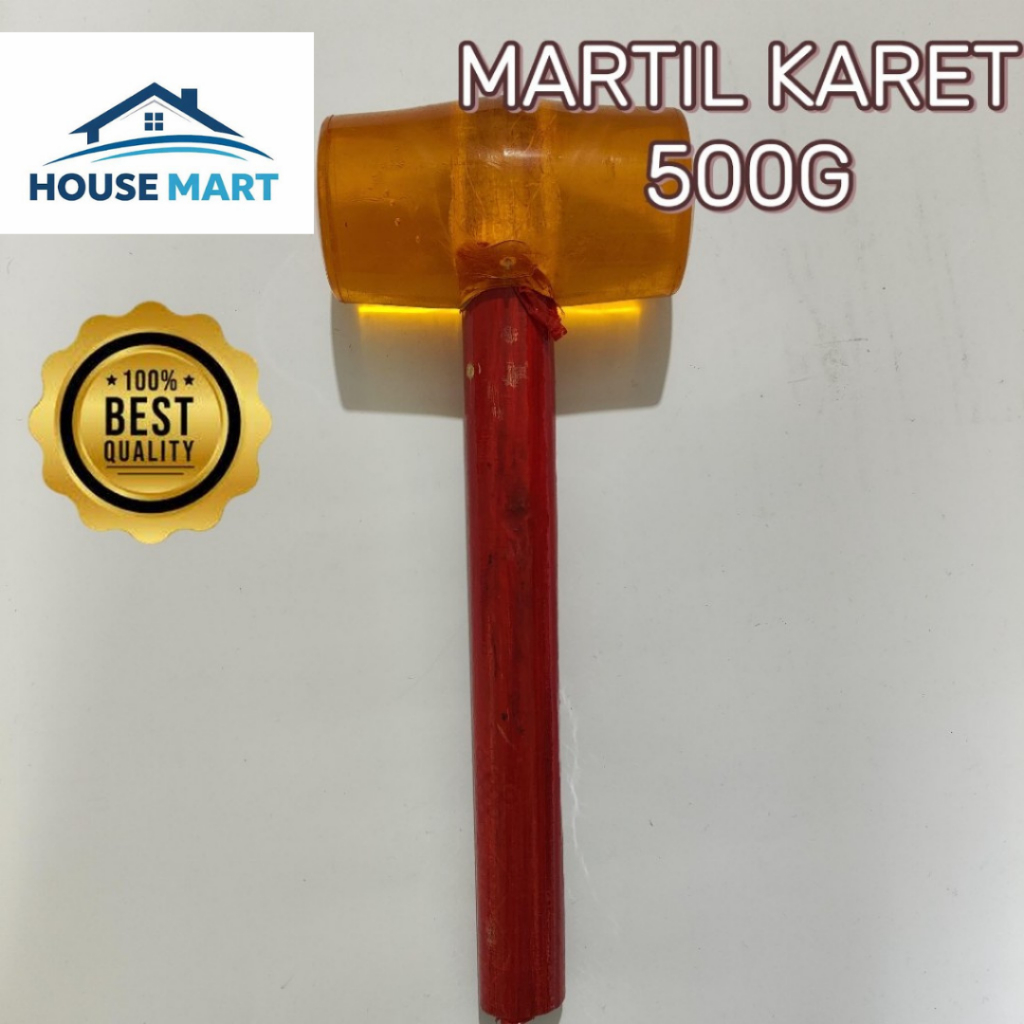 PALU/MARTIL KARET KERAMIK 500G / MARTIL KARET BESAR RUSH 500G / PALU KARET / MARTIL KARET