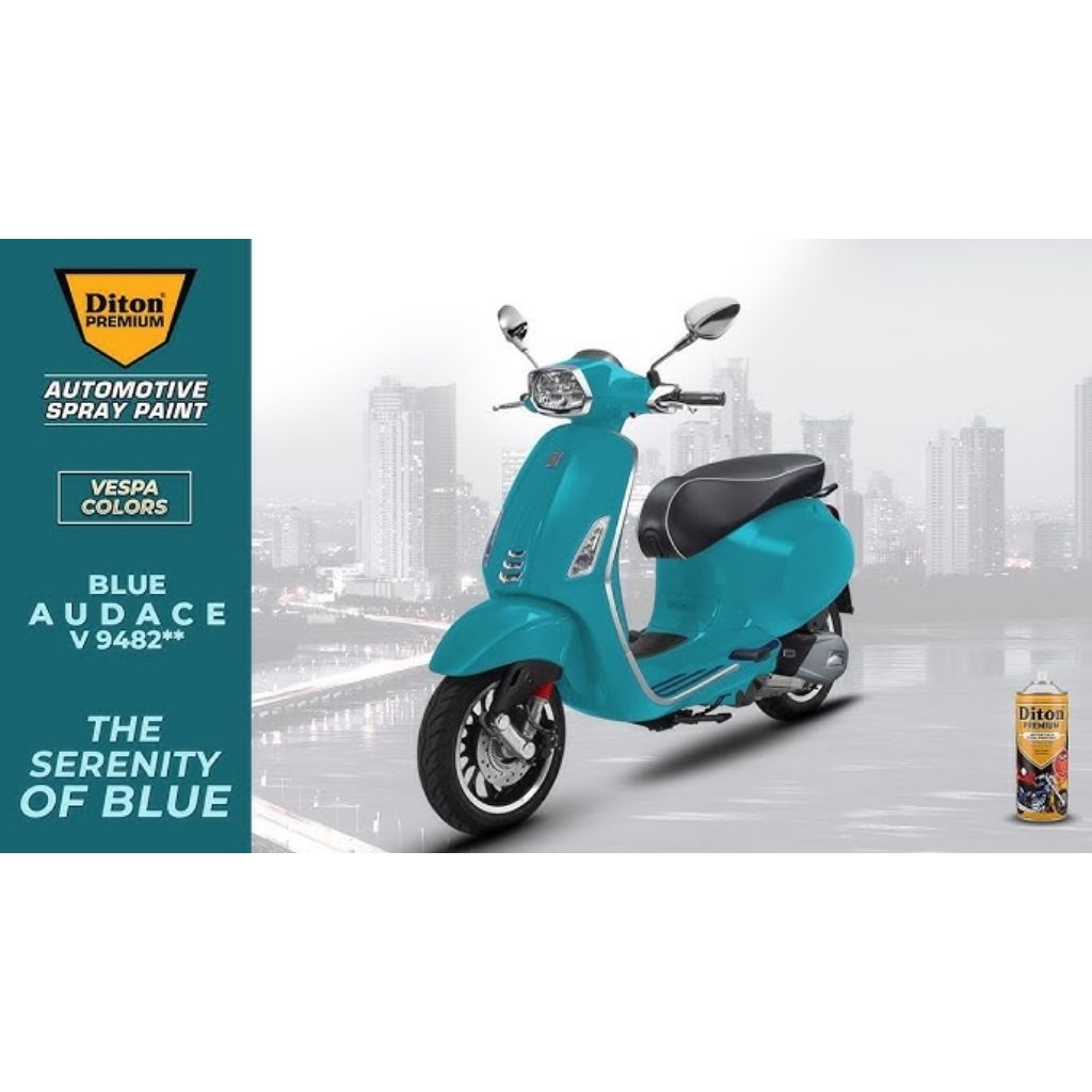 Pilox Diton Premium Blue Audace** || Cat Semprot Body Motor Velg Motor&Rangka Motor
