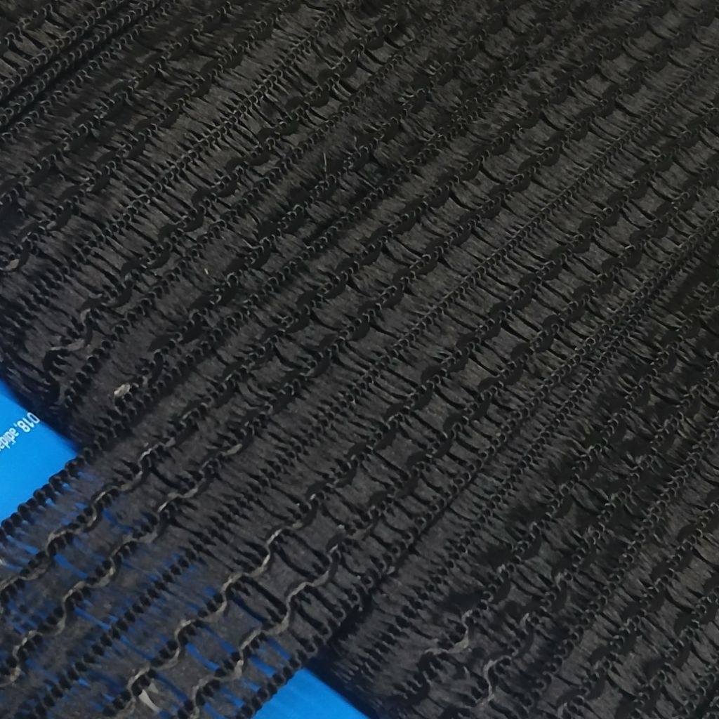 harga per meter, pita hitam motif bunga lebar 4cm