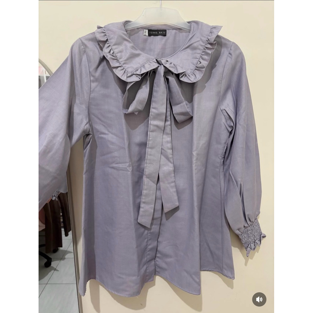 Teras Baju Lilac Blouse