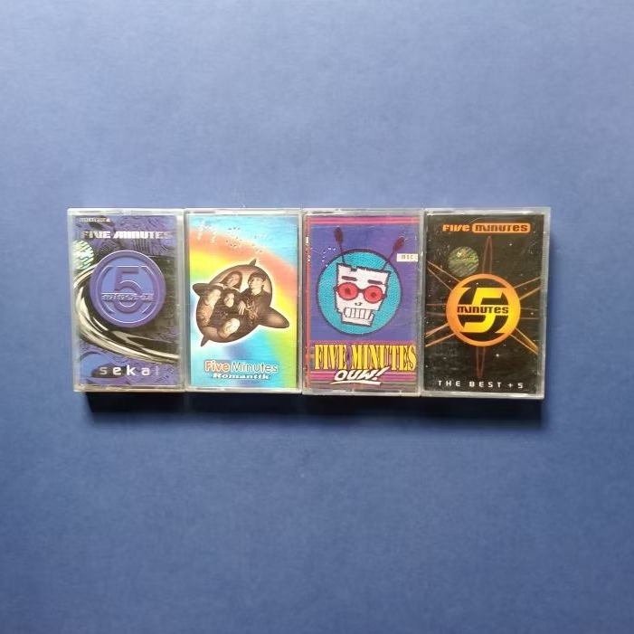 Kaset Pita Paket Five Minutes Full Album Isi 4 Pcs Prod MSC Records