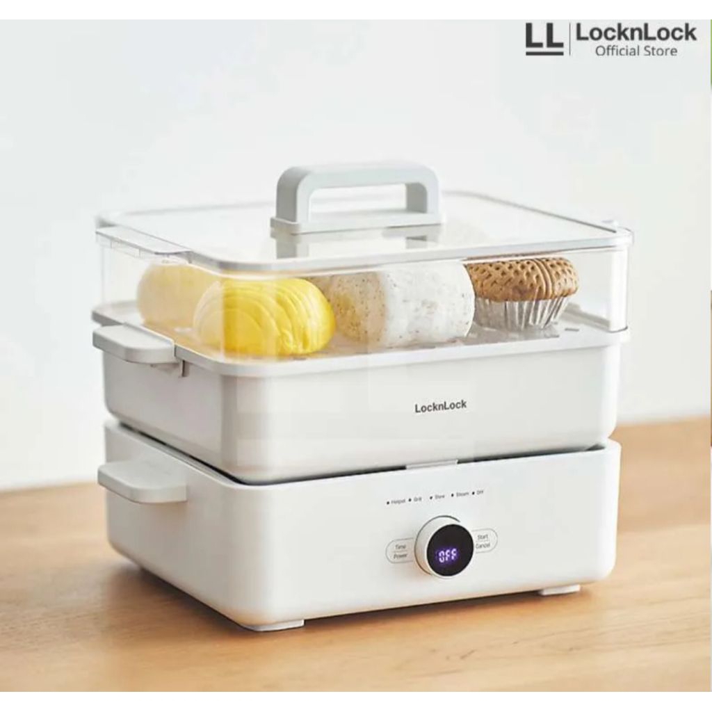 LocknLock Multi Cooker - Alat Masak Serbaguna (4L / EJP154IVY).