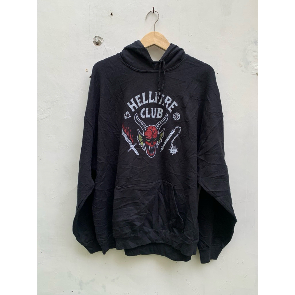 Stranger Things Hellfire Club Official Merchandise Pullover Hoodie