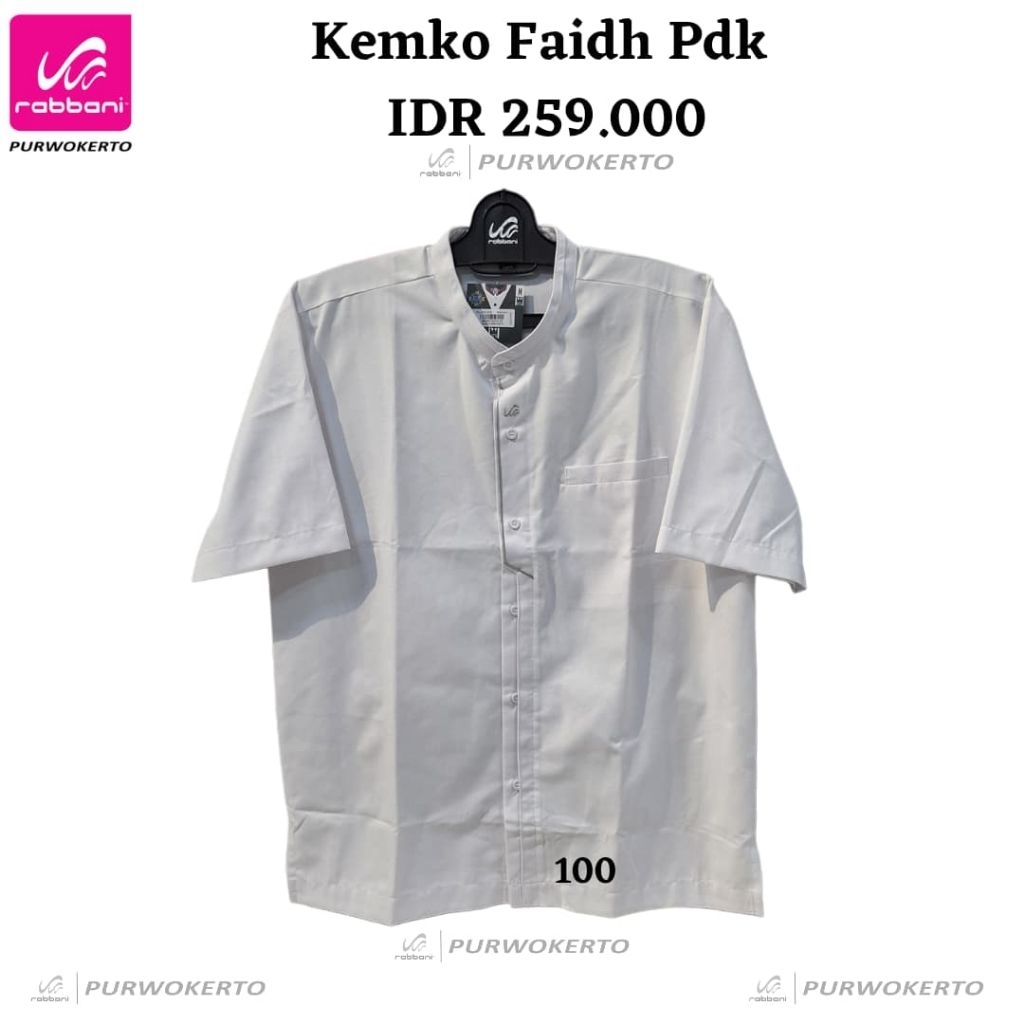 RABBANI 2026 _ KEMKO RABBANI FAIDH PDK / ATASAN PRIA RABBANI PUTIH
