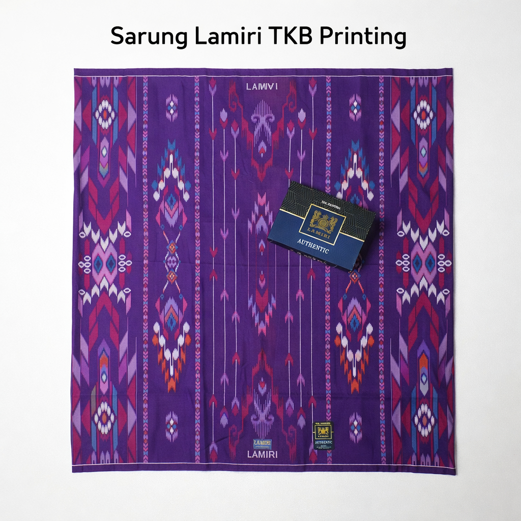 Sarung lamiri TKB Printing dan TSI Songket Timbul
