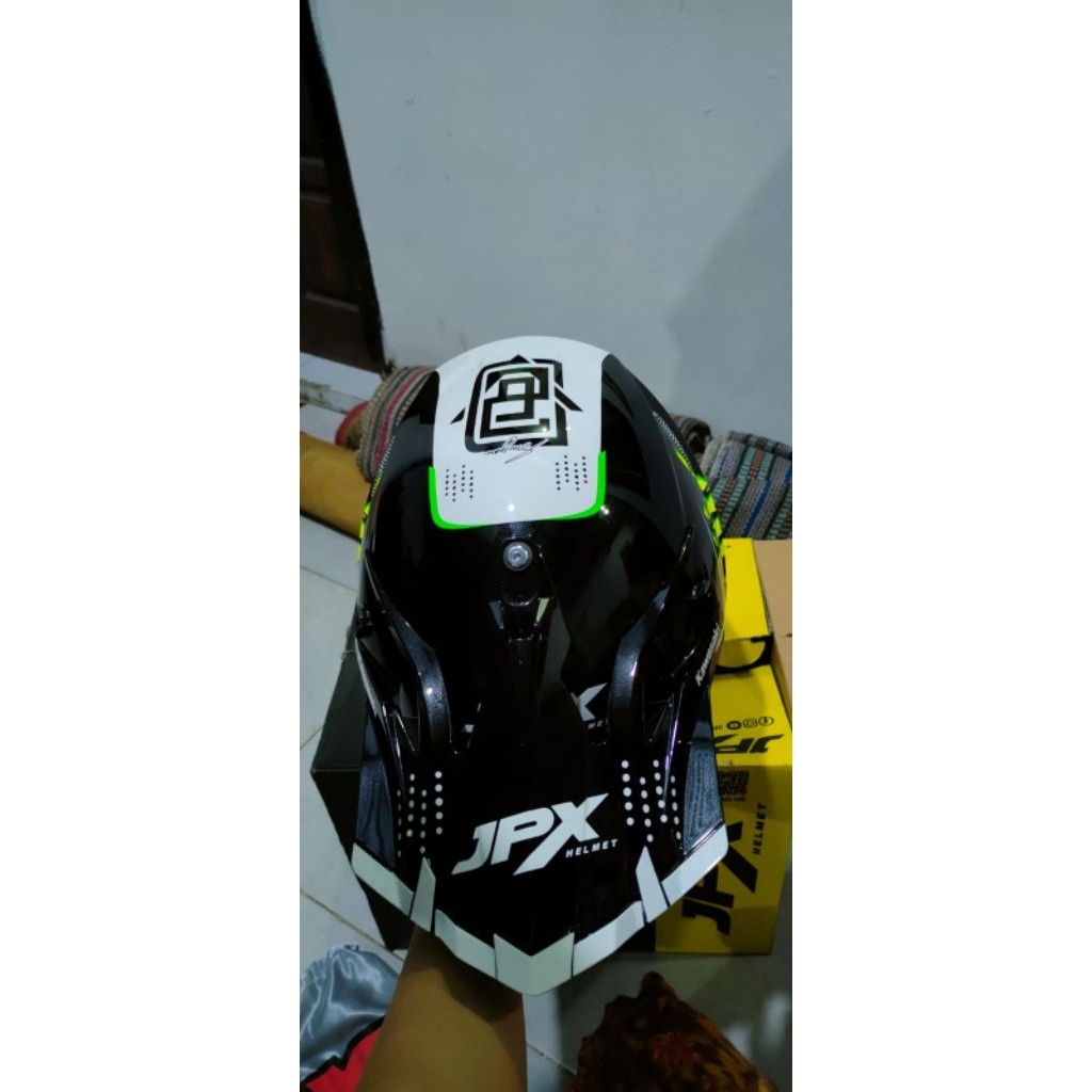 Helm Trail JPX FOX KAWASAKI