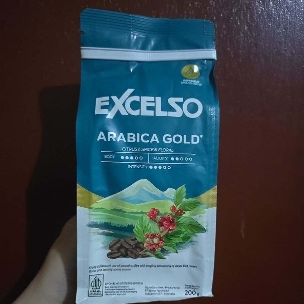 kopi excelso arabica gold 200 gram