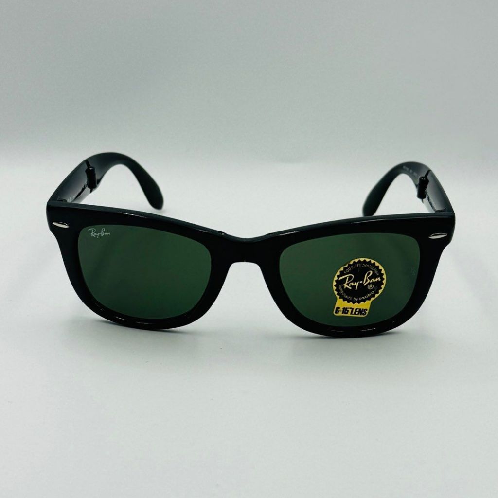 Kacamata Rayban Wayfarer Folding RB4105 601 50 Black Glossy Original