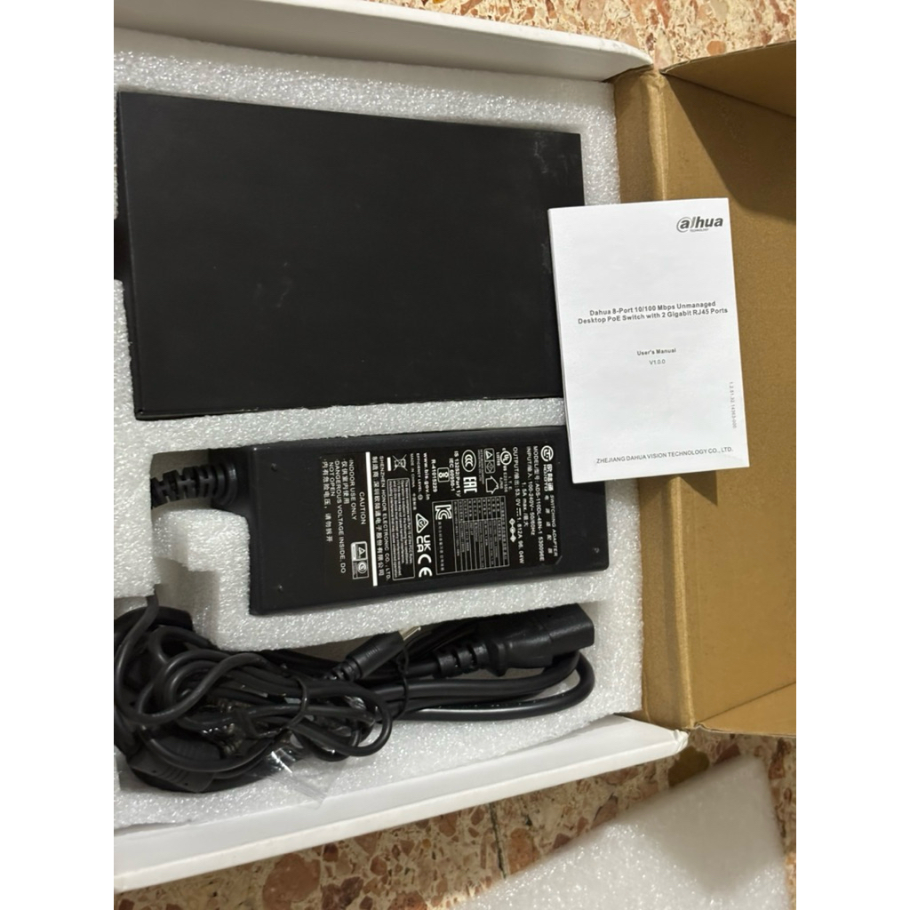 switch poe dahua 10 port