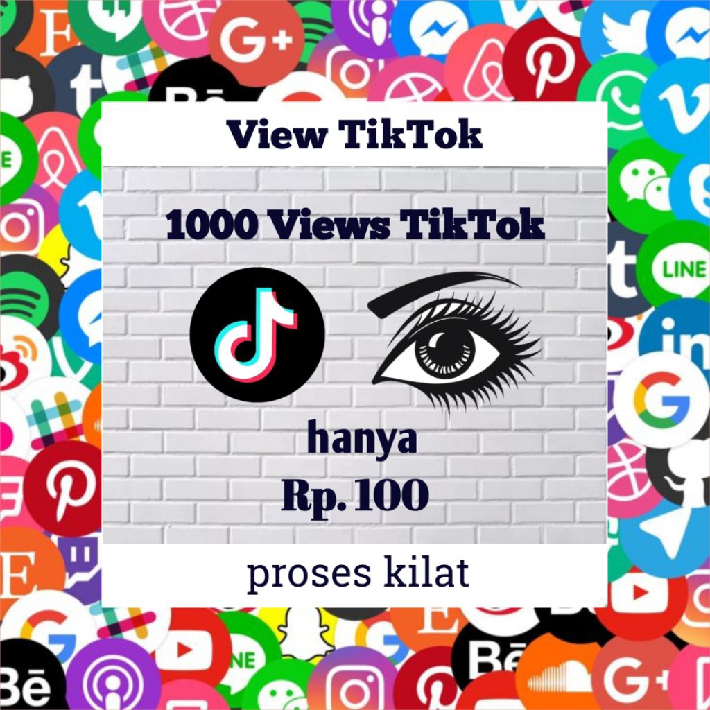 Tambah View TikTok Real Aktif Murah Indonesia | Beli View Video Tiktok Personal No Bot Fast Proses