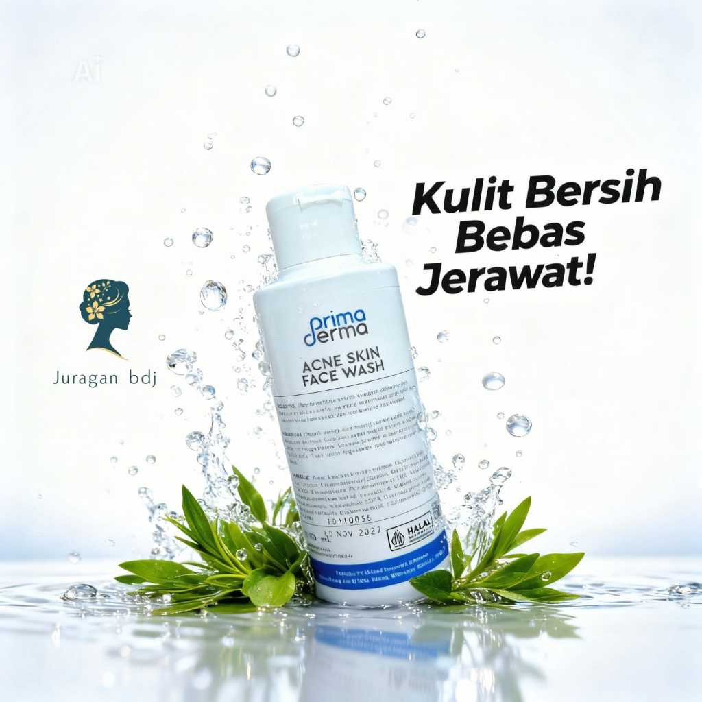 ACNE WASH Primaderma || sabun wajah jerawat berjerawat bruntusan berminyak berkomedo 135ml Original