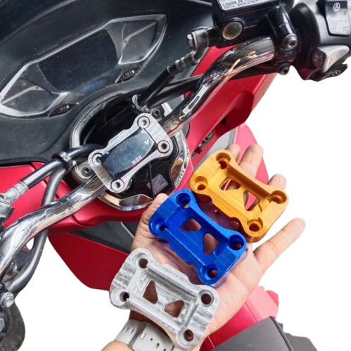 Raiser stang stir pcx model volmeter/ dudukan tutup setir honda pcx dan ADF