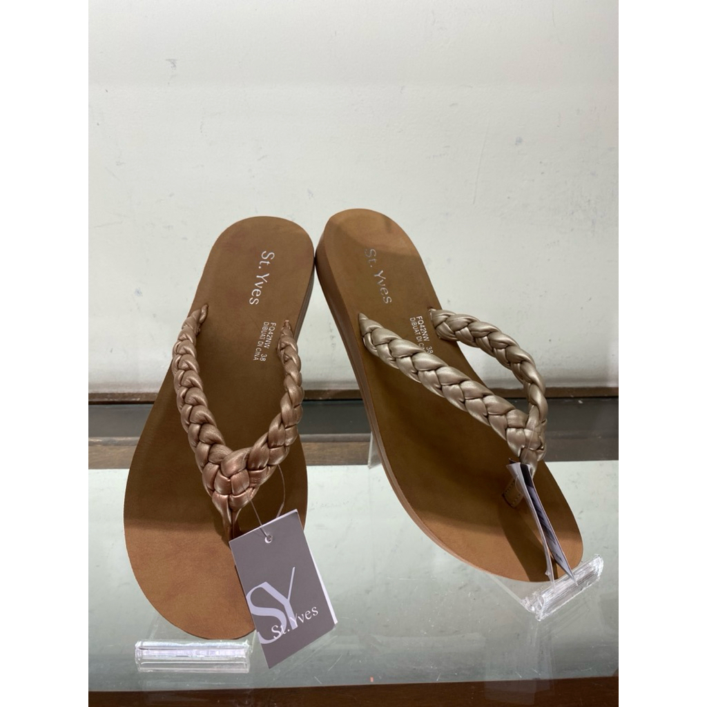 FQ42NW ST. YVEZ SANDAL WANITA MODEL KEPANG SUPER COMFY 100% ORIGINAL MATAHARI (36-41)