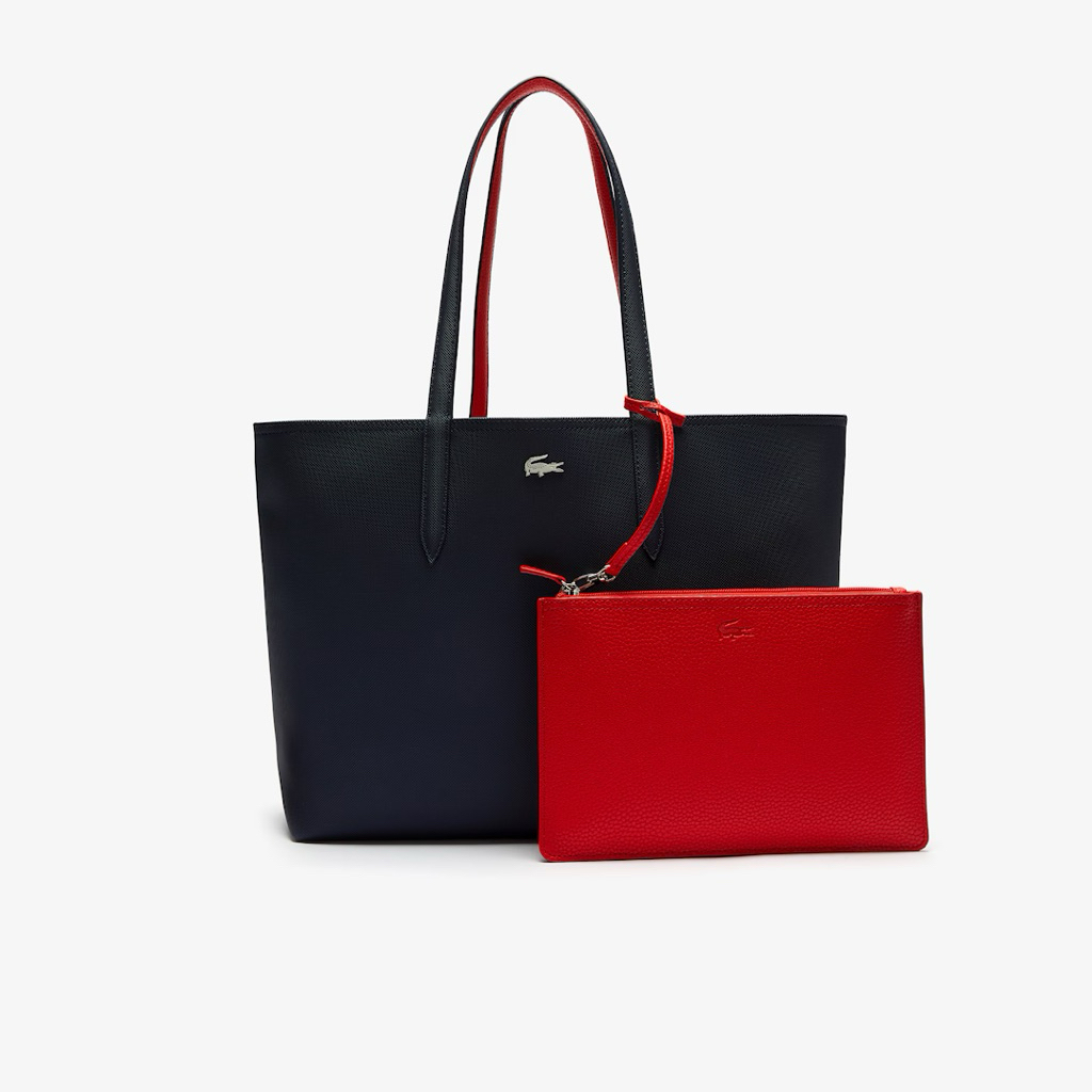 Anna Reversible Tote with Pouch - Lacoste