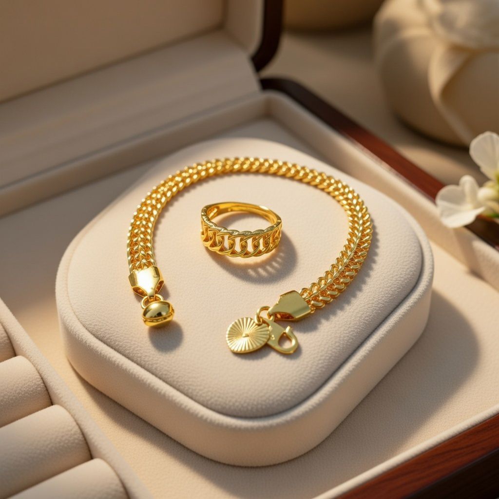 Perhiasan Gelang Dan Cincin Anti Gatal Iritasi . Karna Terbuat Dari Uang Koin Logam Asli 500rupiah T