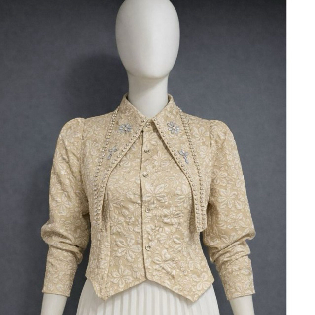 NOELLE EMBOS TALI ( LD 90CM ) KANCING ATASAN PREMIUM BLOUSE WANITA BLOUSE EMBOS 134