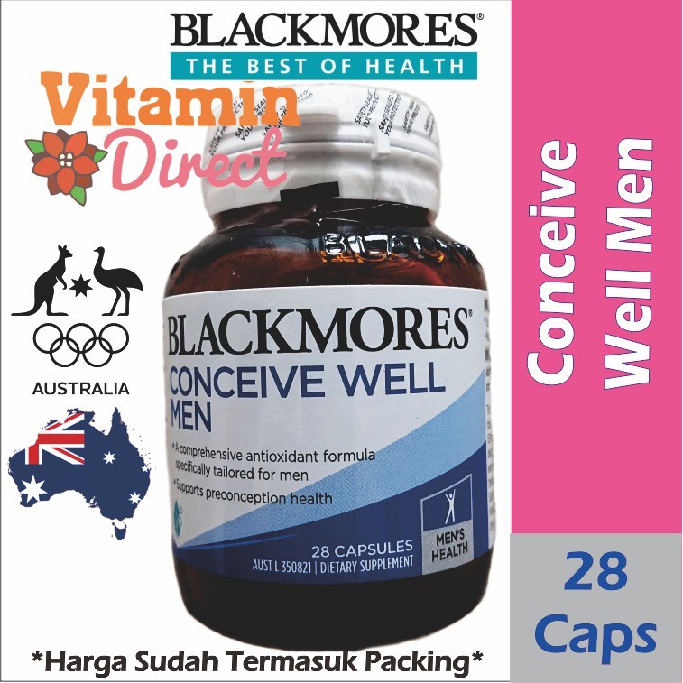 BLACKMORES Conceive Well Men 28 Kapsul Menjaga Kesehatan Sperma