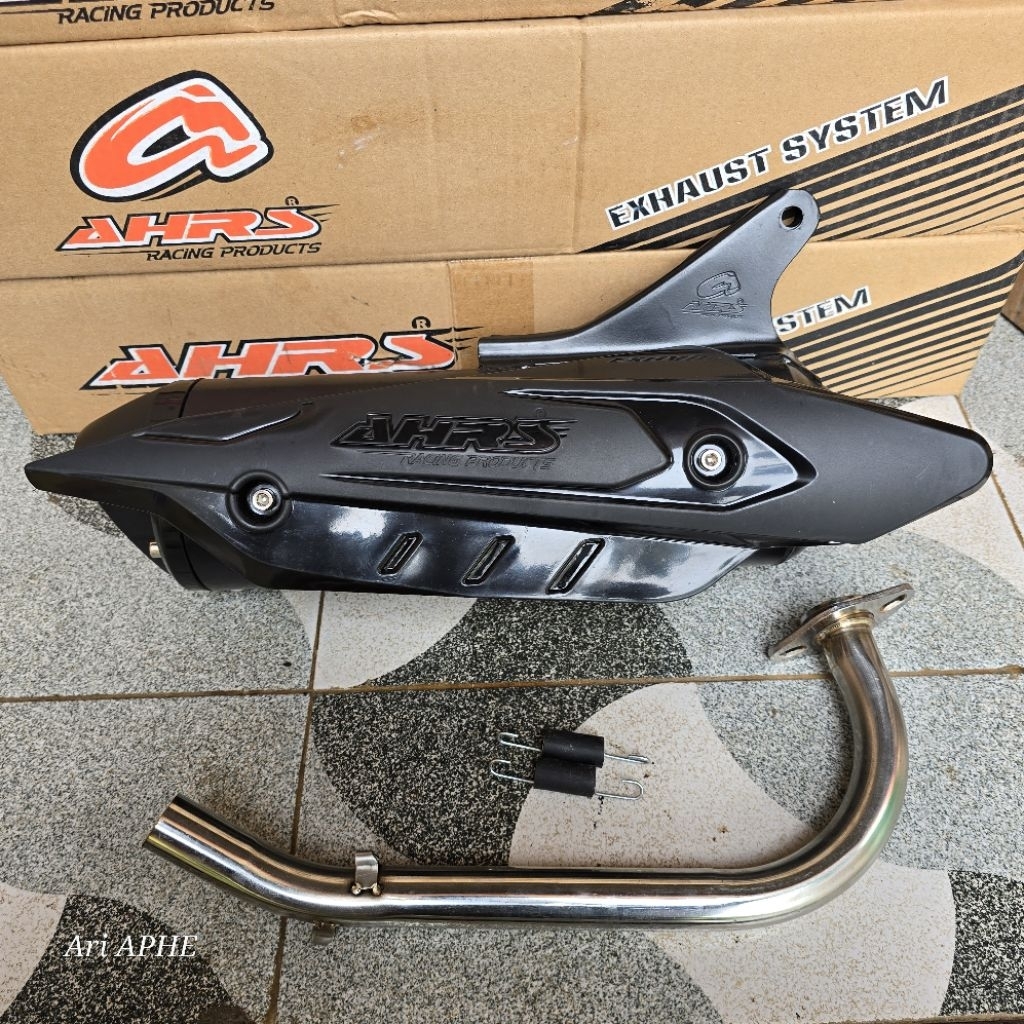 knalpot AHRS STANDAR SILENT HIGH POWER stainles original yamaha MIO J / MIO GT 155